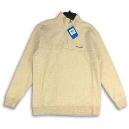 NWT Columbia Mens Hart Mountain II Beige Walking Pullover Sweatshirt Size XL