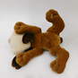 Vintage Basset Hound Dog Plush Stuffed Sad Puppy Blue Box Long Ears 1985 image number 6