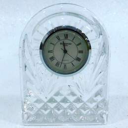 Waterford Crystal Quartz Clock Oval & Domed Paperweights alternative image