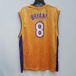 Reebok Mens Orange Los Angeles Lakers Kobe Bryant #8 NBA Jersey Size XL alternative image