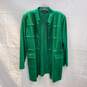 Misook Green Studded Long Sleeve Jacket Size M image number 1