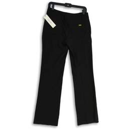 NWT Calvin Klein Womens Black Flat Front Slash Pocket Dress Pants Size 2 alternative image