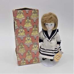 2 Vntg Nostalgic Dolls 1980s Enesco Soft Body Porcelain Collector Dolls alternative image