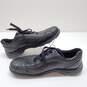 Ecco Men's Black Leather Lace up Casual Shoes Size 43 image number 1