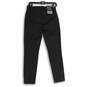 NWT Womens Black Slim Fit Stretch Washable Mid Rise Dress Pants Size 0 image number 2