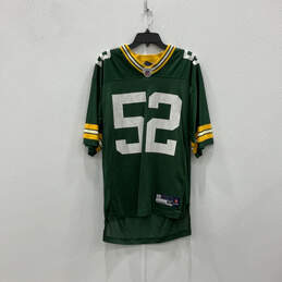 Mens Green NFL Green Bay Packers Clay Matthews #52 Football Jersey Size M