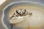 Romantic 925 Sterling Silver Diamond Accent Heart Ring 2.6g image number 8