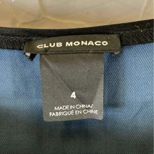 Club Monaco Blue Casual Dress - Size 4 image number 3