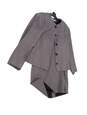 Womens Gray Long Sleeve Blazer And Skirt 2 Piece Suit Set Size 14 image number 2