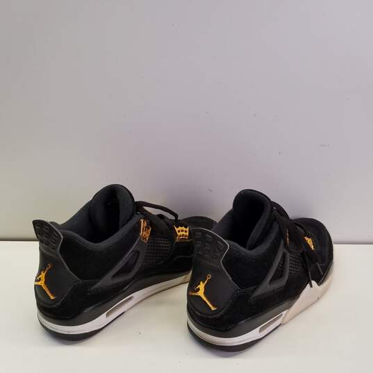 Buy the Air 4 Retro Royalty Men's Sneaker US 9.5 Black | GoodwillFinds