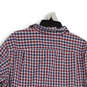 Mens Multicolor Gingham Long Sleeve Regular Fit Button-Up Shirt Size XL image number 4