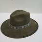 Unbranded Fedora Hat Army Green Size Medium image number 6