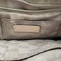 Michael Kors Womens White Leather Adjustable Strap Pockets Magnetic Tote Bag image number 6