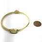 Designer Lucky Brand Gold-Tone Fashionable Stone Bangle Bracelet image number 3