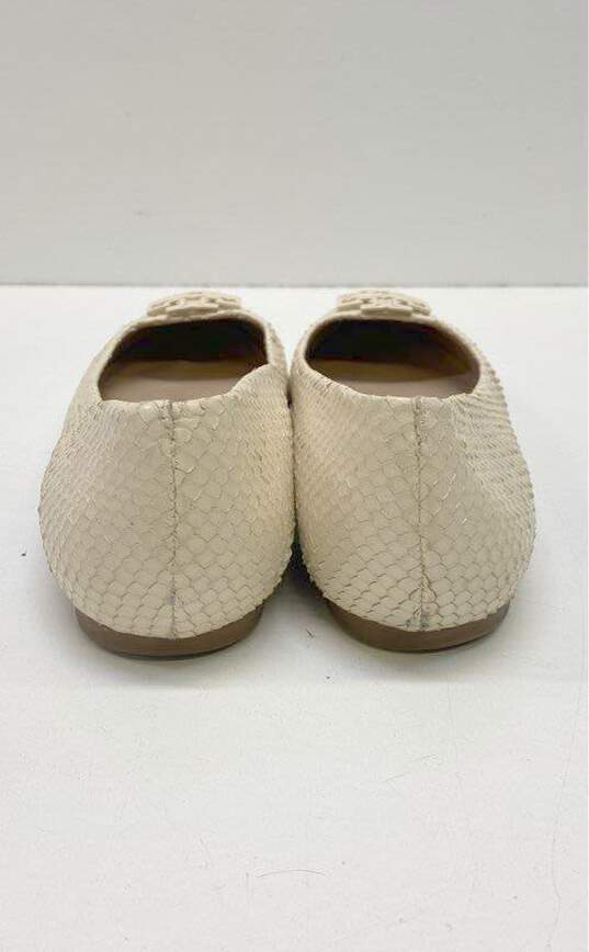 Tory Burch Ivory Flats Casual Shoe Women 7.5 image number 4