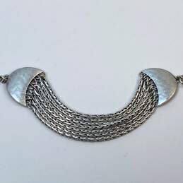 Designer Lucky Brand Silver-Tone Spring Ring Clasp Chain Bracelet alternative image
