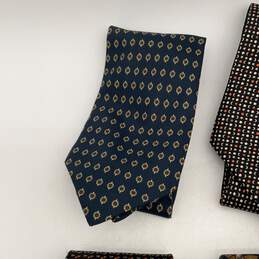 Bundle Of 4 Salvatore Ferragamo Mens Multicolor Printed Designer Necktie alternative image
