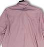 Womens Pink White Striped 1/2 Zip Long Sleeve Pullover Shep Shirt Size XXL image number 4