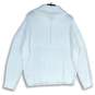 NWT Talbots Womens White Knitted Spread Collar 1/2 Zip Pullover Sweater Size XL image number 2