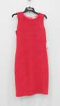 Calvin Klein Hot Pink Textured Sleeveless Dress Size 6 NWT image number 1