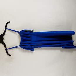 BCBGMAXAZRIA Women Blue Sleeveless Dress Size XS NWT alternative image