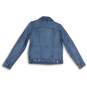 Levi Strauss & Co. Womens Light Blue Denim Long Sleeve Button Front Jacket Sz M image number 2