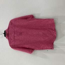Armani Collezioni Mens Pink Spread Collar Short Sleeve Button-Up Shirt Size L alternative image