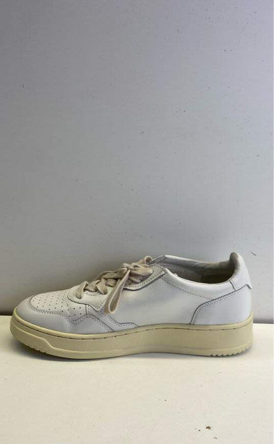 Autry White Sneaker Casual Shoe Women 9.5 image number 2