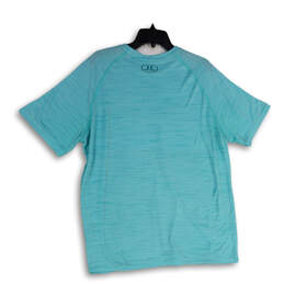 Mens Blue V-Neck Short Sleeve Pullover Activewear T-Shirt Size XL alternative image
