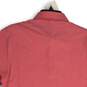 NWT Adidas Mens Pink Spread Collar Short Sleeve Golf Polo Shirt Size S image number 4