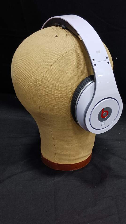 Beats by Dr. Dre Monster White Studio Headphones in Case image number 3