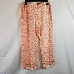 La Prestic Ouiston Women Animal Print Pajama Pants SZ 0