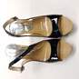 Guess Women's Mayonna Black Patent Leather Slingback Heels Size 8.5 image number 5