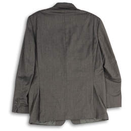Mens Gray Notch Lapel Long Sleeve Flap Pocket Two Button Blaze Size 42R alternative image