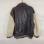 Top Shop Women B&W Faux Leather Bomber Jacket 12 NWT image number 2