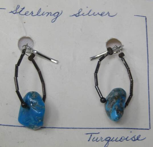 Turquoise Fashion Earrings image number 1