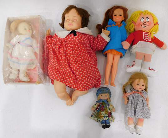 Vintage Vinyl & Plush Dolls Ideal Crissy Mattel Libby Holly Hobbie Horsman Uneeda Sleepy Eye image number 1