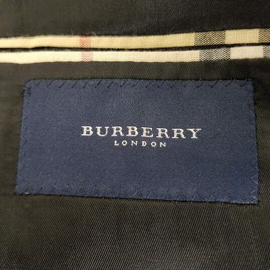 Burberry London Black Wool Men's Suit Jacket image number 3