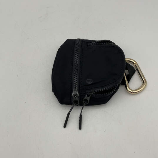 Buy the Designer Lululemon Gold-Tone Black City Adventurer Mini Backpack  Keychain