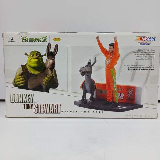 Action McFarlane Shrek 2 Donkey & Tony Stewart Action Figure IOB image number 2