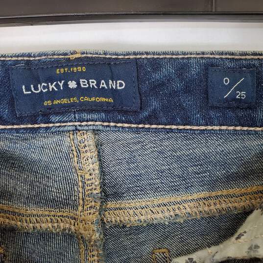 Lucky Brand Rinse Wash Skinny Jeans NWT sz 25 image number 4
