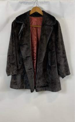 Unbranded Vintage Women's Brown Fur Coat- L