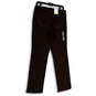 NWT Womens Brown Denim High Rise Tummy Control Straight Leg Jeans Size 10 image number 2