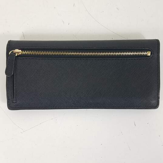 Michael Kors Saffiano Leather Wallet Black image number 2