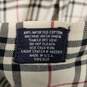 AUTHENTICATED Burberry London Cotton Beige Check Button Up Mens Size L image number 5