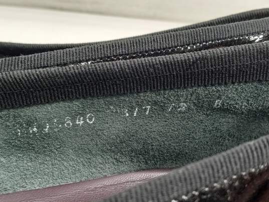 Men's Salvatore Ferragamo Patent Leather Tuxedo Loafers Sz 12B image number 4