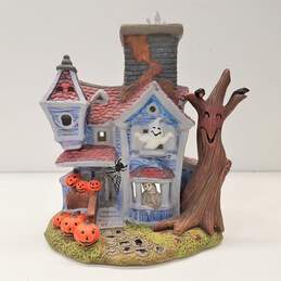 PartyLite Ghostly Tealight House Haunted Halloween P7862