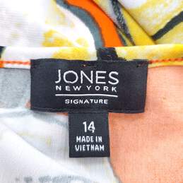 Jones New York Women Orange Tank Dress Sz 14 NWT