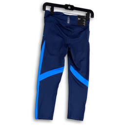 NWT Womens Blue Elastic Waist Mid-Rise Compression Pull-On Capri Pants Sz S alternative image