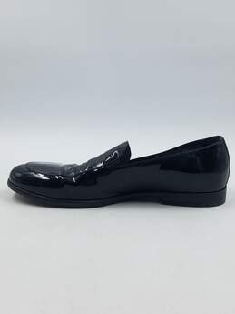 Authentic Giorgio Armani Black Patent Loafers M 9 alternative image